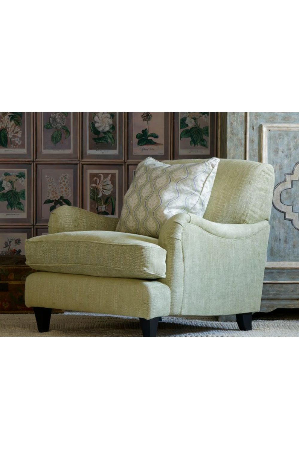 Leaf Motif Cushion | Andrew Martin Fig | Oroa.com
