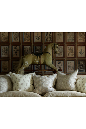 Leaf Motif Cushion | Andrew Martin Fig | Oroa.com