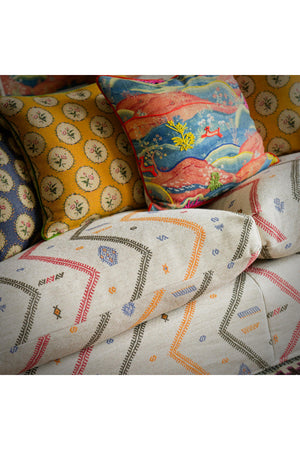   Painterly Embroidered Cushion | Oroa.com