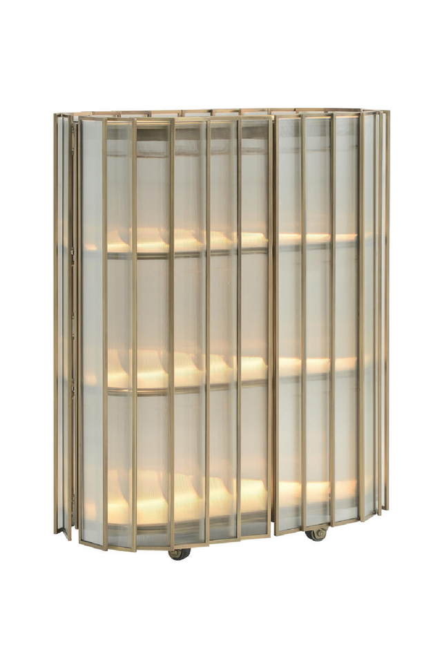 Glass Panel Bar Cabinet | Andrew Martin Shimmer | Oroa.com