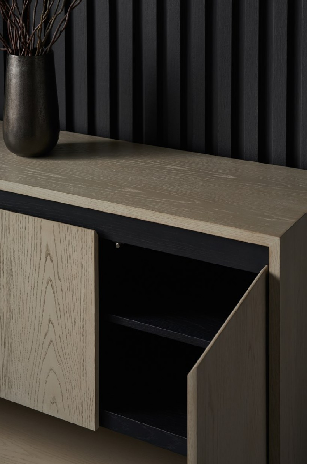 Wooden Veneer 4-Door Sideboard | Andrew Martin Harper | Oroa.com