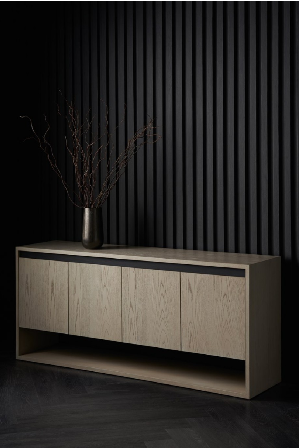 Wooden Veneer 4-Door Sideboard | Andrew Martin Harper | Oroa.com