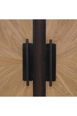 Oak Modern 4-Door Sideboard | Andrew Martin Renzo | Oroa.com