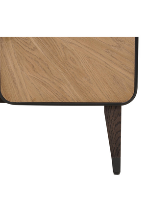 Oak Modern 4-Door Sideboard | Andrew Martin Renzo | Oroa.com