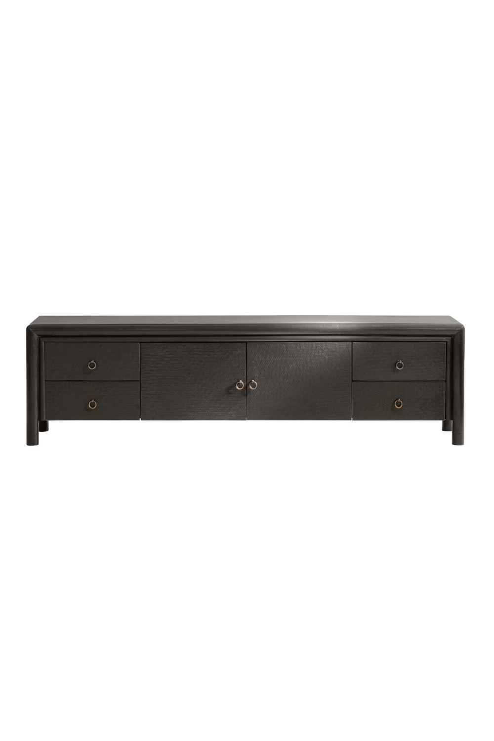 Black Lacquer Media Unit | Andrew Martin Concordia | Oroa.com