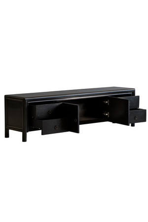 Black Lacquer Media Unit | Andrew Martin Concordia | Oroa.com