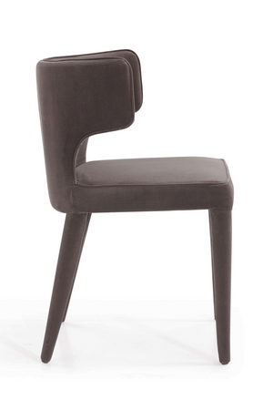 Velvet Mid-Century Dining Chair | Andrew Martin Juno | Oroa.com