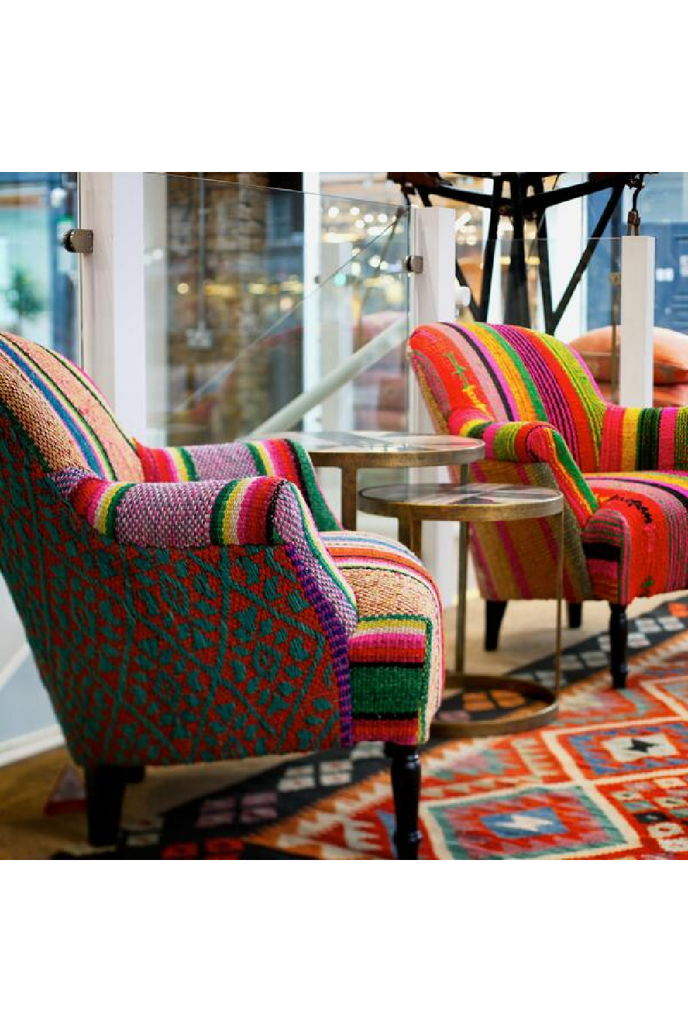 Upholstered Wingback Armchair | Andrew Martin Victoria | Oroa.com