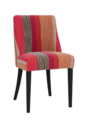 Patterned Fabric Upholstered Dining Chair | Andrew Martin Americana | OROA.com