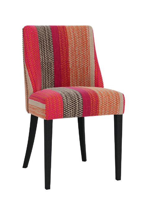 Patterned Fabric Upholstered Dining Chair | Andrew Martin Americana | OROA.com