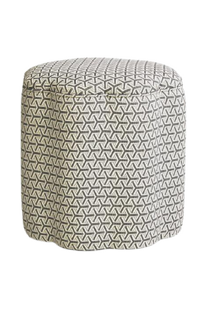 Fabric Upholstered Ottoman | Andrew Martin Daisy | Oroa.com
