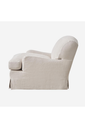Linen Covered Lounge Chair | Andrew Martin Lady May | Oroa.com