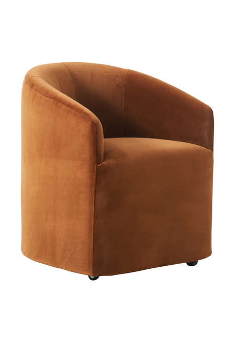 Velvet Tub Dining Chair | Andrew Martin Alto | Oroa.com