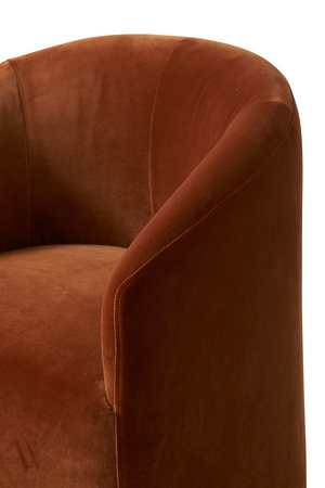 Velvet Tub Dining Chair | Andrew Martin Alto | Oroa.com