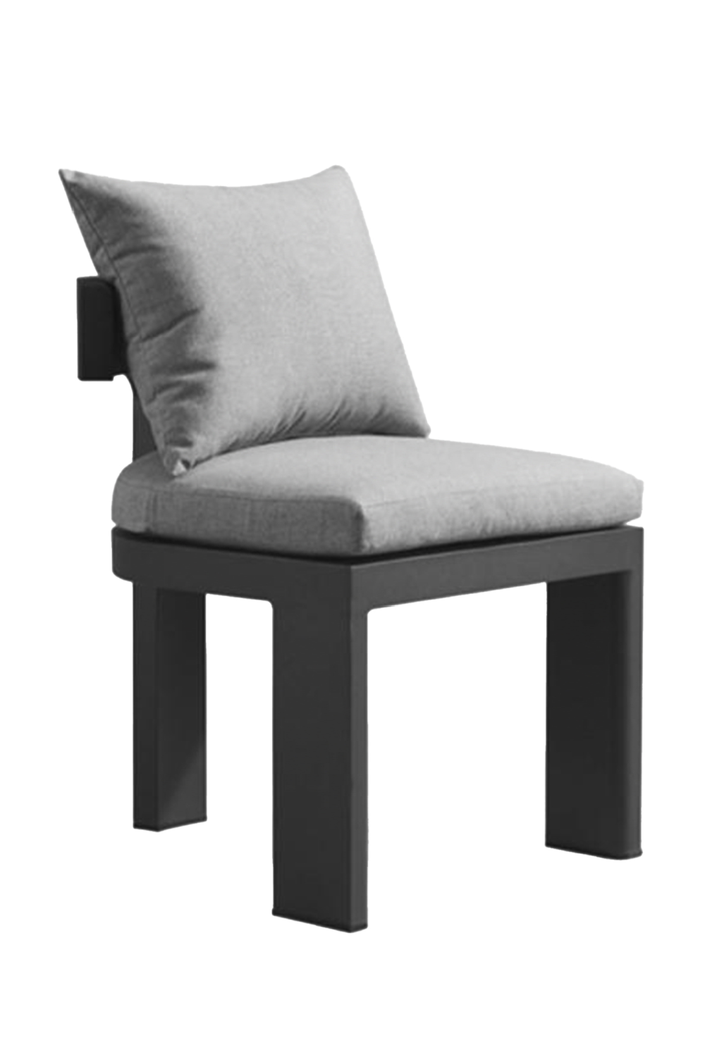 Dark Gray Outdoor Dining Chair | Andrew Martin Caicos | Oroa.com