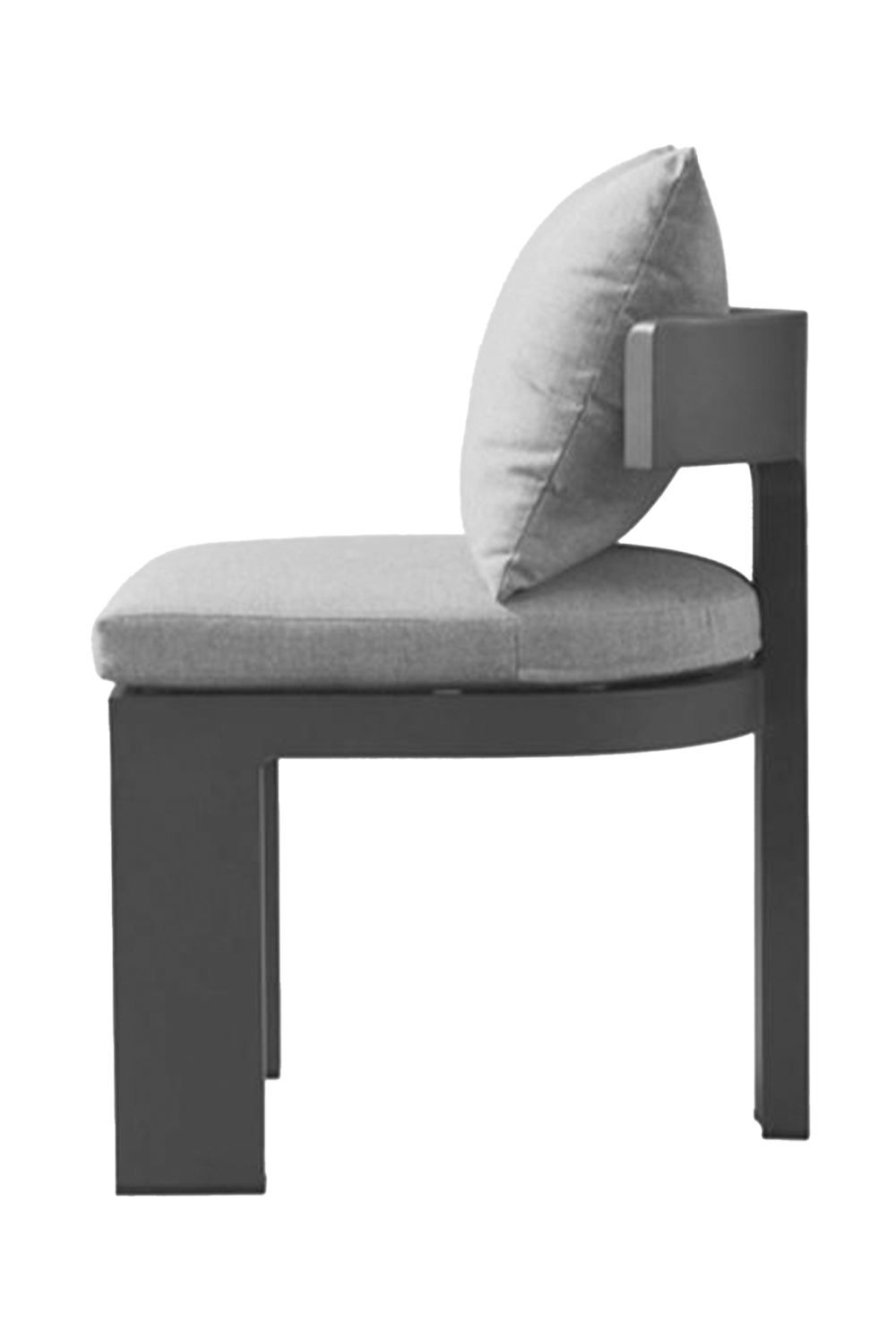 Dark Gray Outdoor Dining Chair | Andrew Martin Caicos | Oroa.com