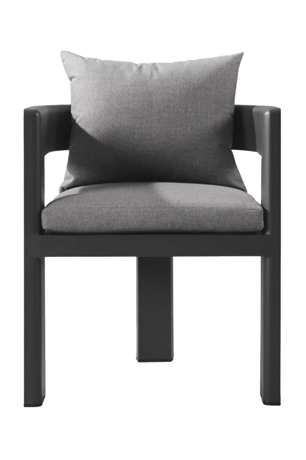 Dark Gray Outdoor Dining Armchair | Andrew Martin Caicos| Oroa.com