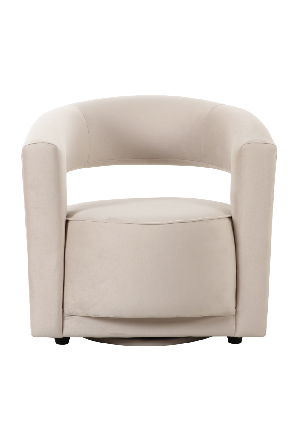 Gray Velvet Swivel Chair | Andrew Martin Madison | Oroa.com