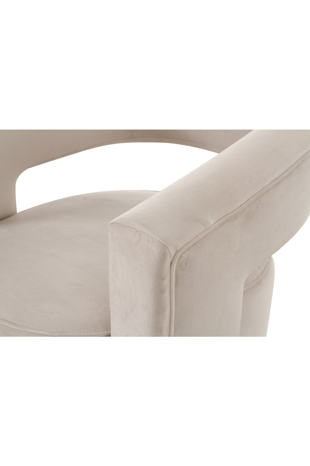 Gray Velvet Swivel Chair | Andrew Martin Madison | Oroa.com