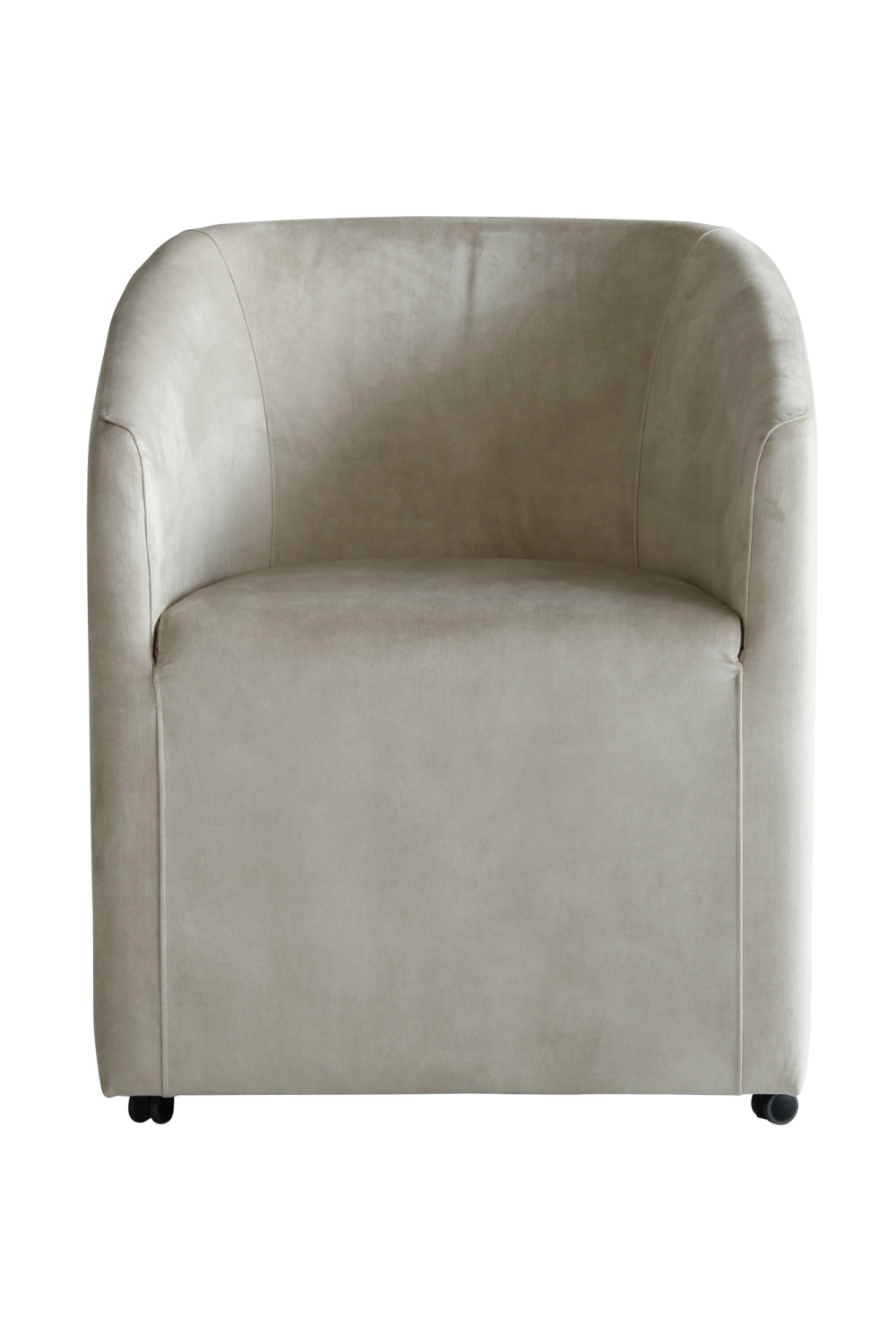 Gray Velvet Tub Dining Chair | Andrew Martin Ferdinand | Oroa.com