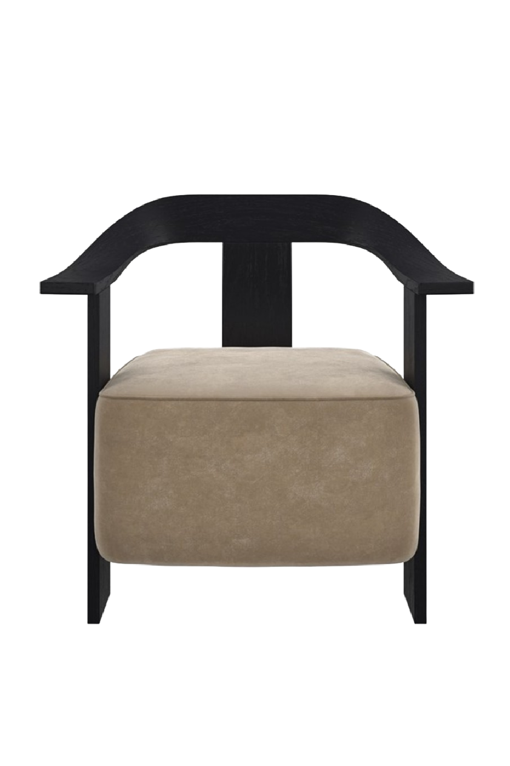 Suede Modern Accent Chair | Andrew Martin Luca | Oroa.com