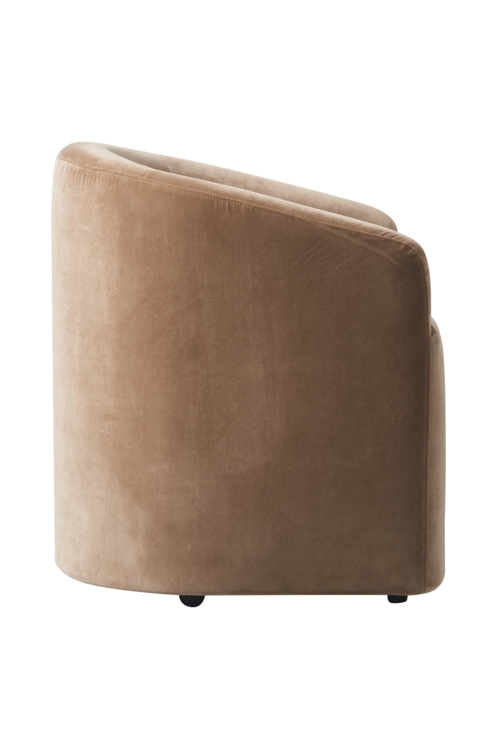 Beige Velvet Tub Dining Chair | Andrew Martin Alto | Oroa.com