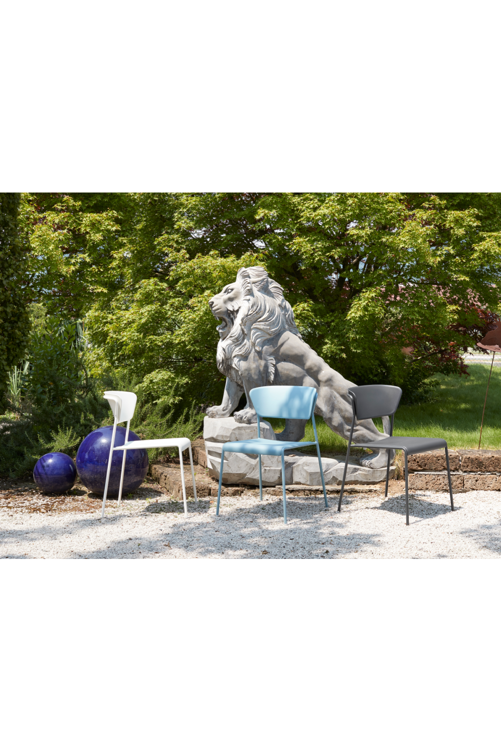 Minimalist Outdoor Dining Chair Set (4) | Andrew Martin Henty | Oroa.com