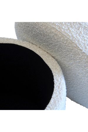 Bouclé Storage Ottoman | Andrew Martin Tondu | Oroa.com