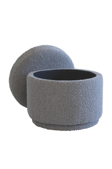 Bouclé Storage Ottoman | Andrew Martin Tondu | Oroa.com
