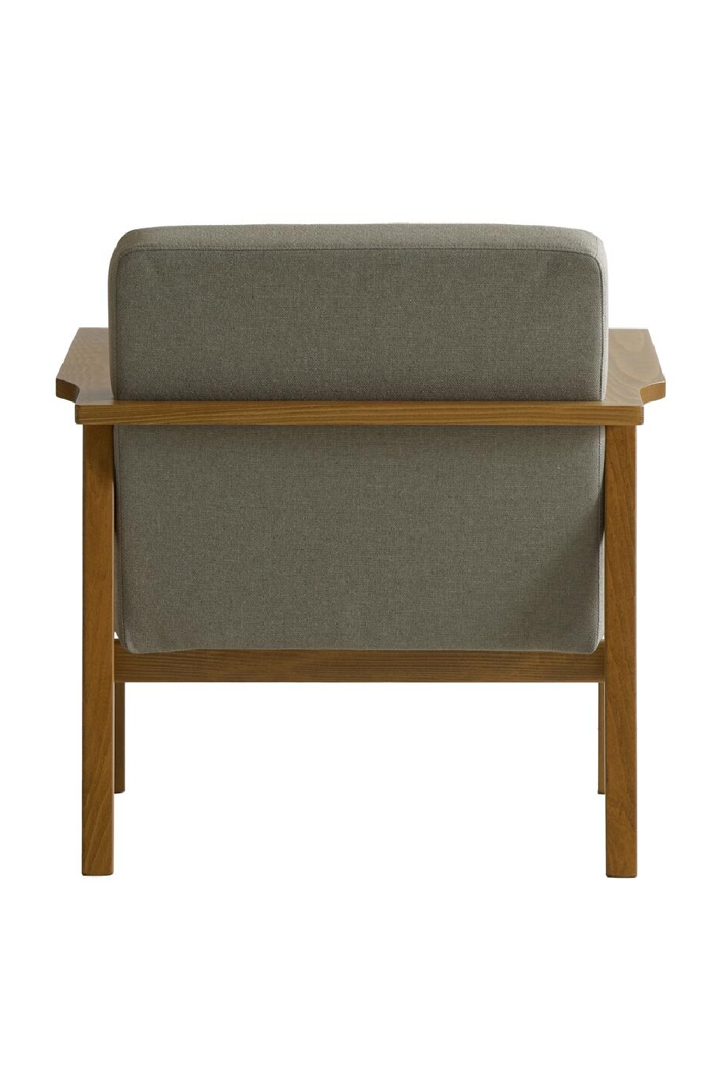 Gray Linen Lounge Armchair | Andrew Martin Cecil | Oroa.com
