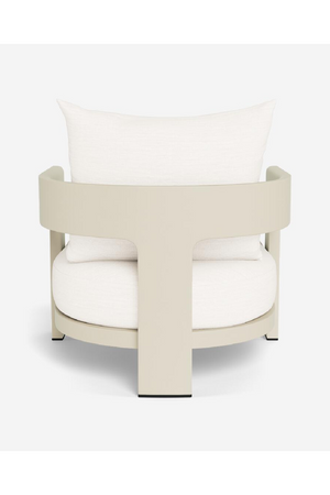 Outdoor Aluminium Lounge Chair | Andrew Martin Caicos | Oroa.com
