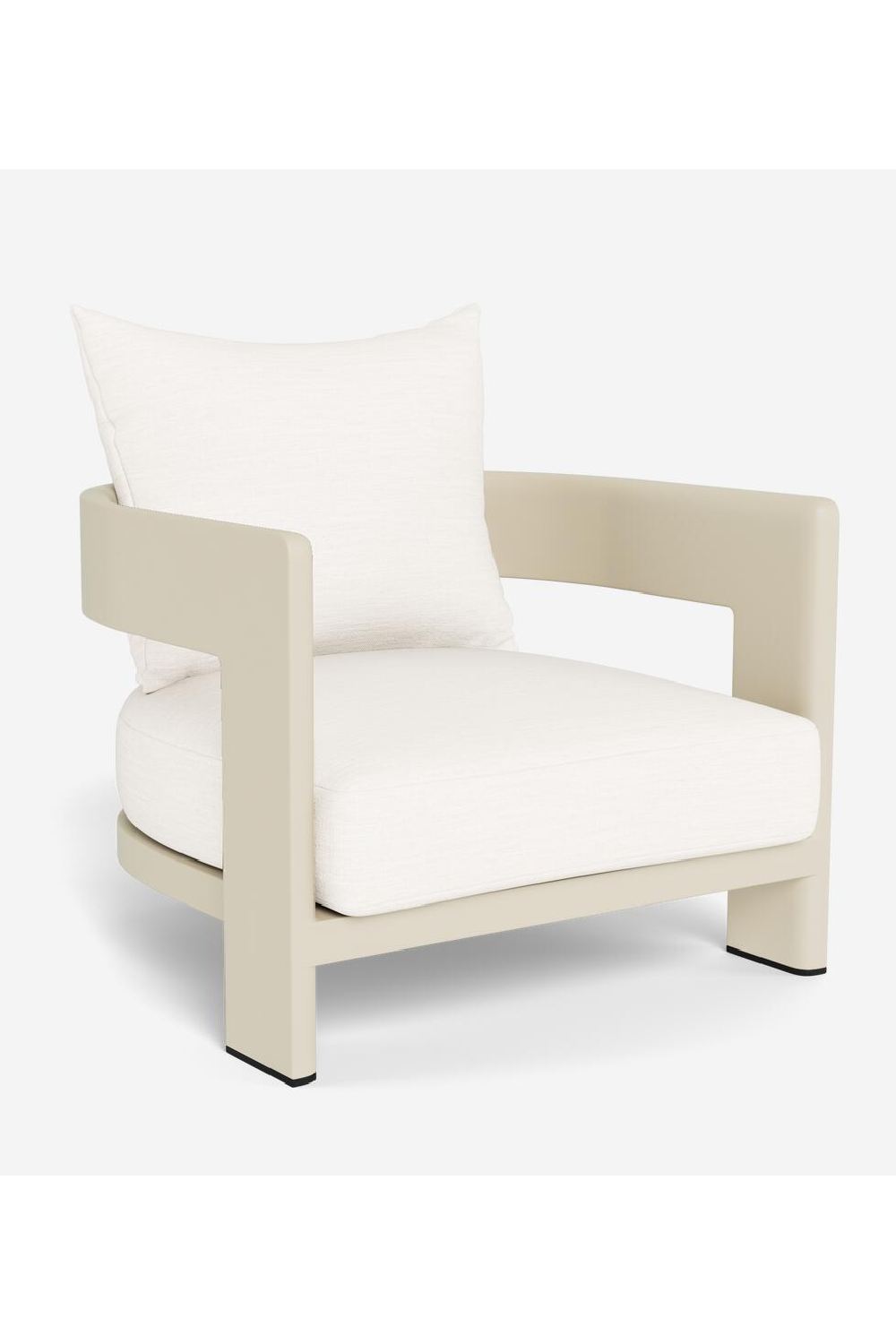 Outdoor Aluminium Lounge Chair | Andrew Martin Caicos | Oroa.com