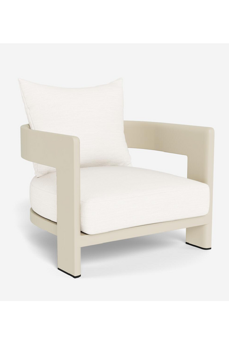 Outdoor Aluminium Lounge Chair | Andrew Martin Caicos | Oroa.com