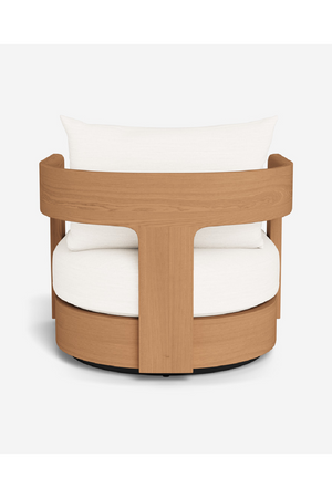 Outdoor Swivel Lounge Chair | Andrew Martin Caicos | Oroa.com