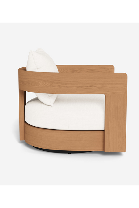 Outdoor Swivel Lounge Chair | Andrew Martin Caicos | Oroa.com