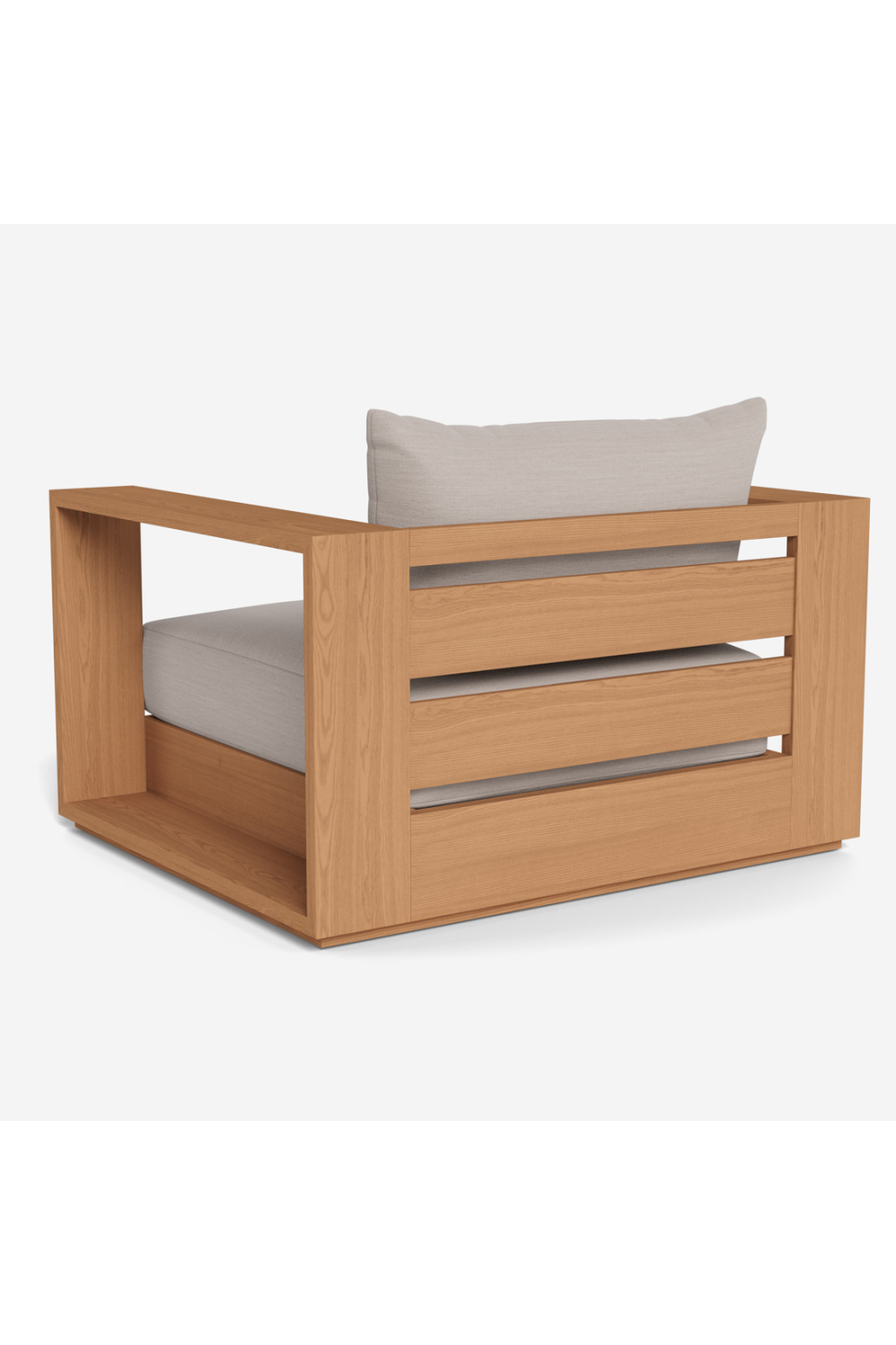 Outdoor Teak Swivel Lounge Chair | Andrew Martin Bora | Oroa.com