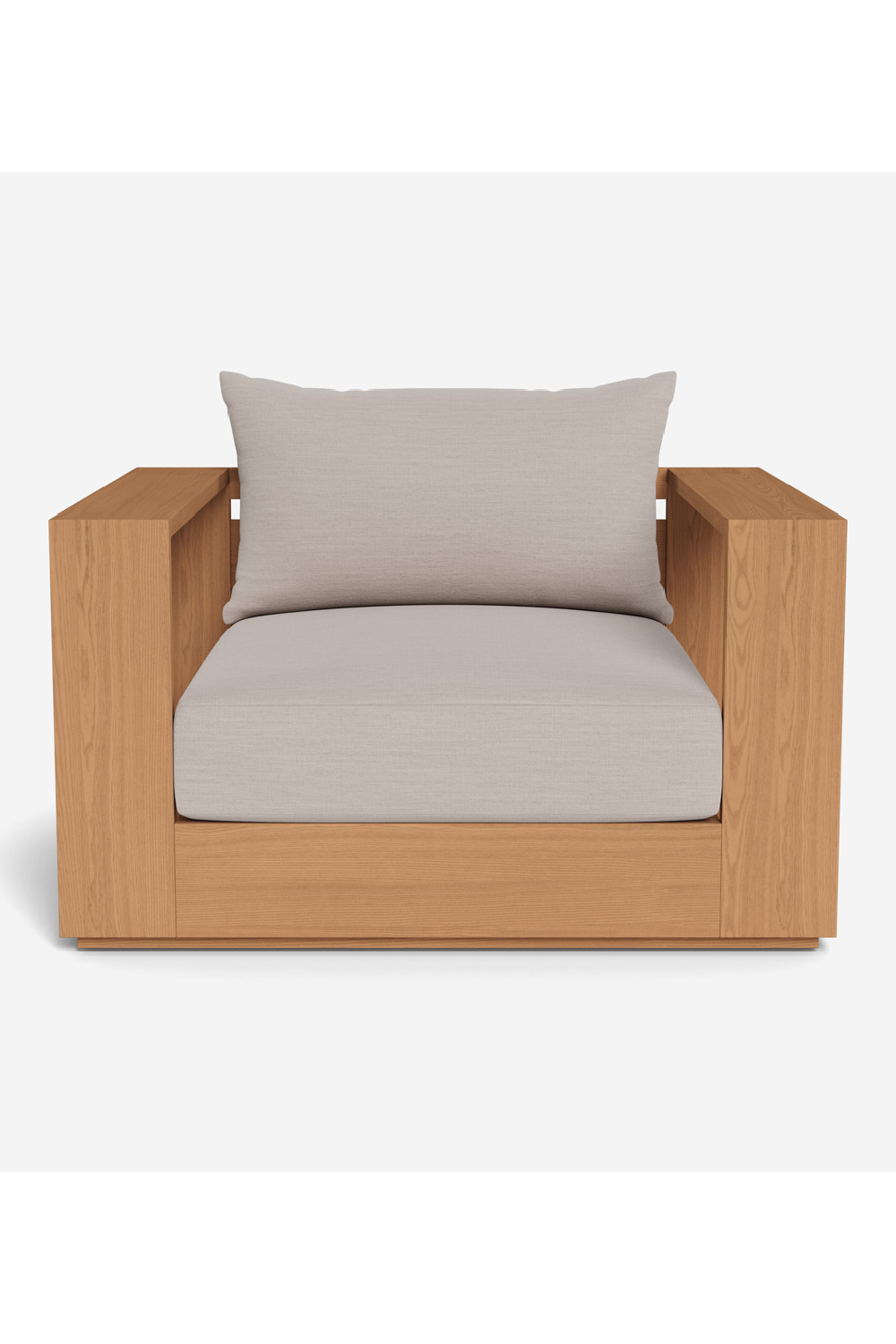 Outdoor Teak Swivel Lounge Chair | Andrew Martin Bora | Oroa.com