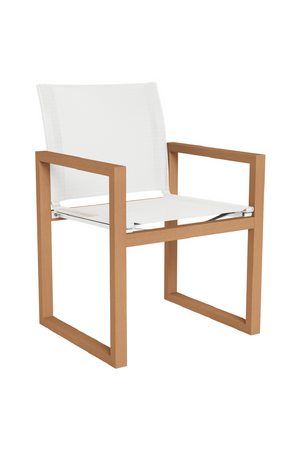 Teak Outdoor Dining Armchair | Andrew Martin Hayman | Oroa.com