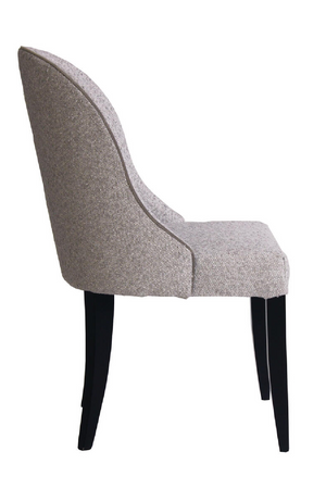 Curved Back Upholstered Dining Chair | Andrew Martin | Oroa.com