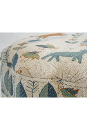 Fabric Upholstered Ottoman | Andrew Martin Daisy | Oroa.com