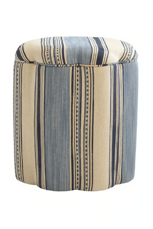 Fabric Upholstered Ottoman | Andrew Martin Daisy | Oroa.com
