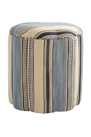 Fabric Upholstered Ottoman | Andrew Martin Daisy | Oroa.com