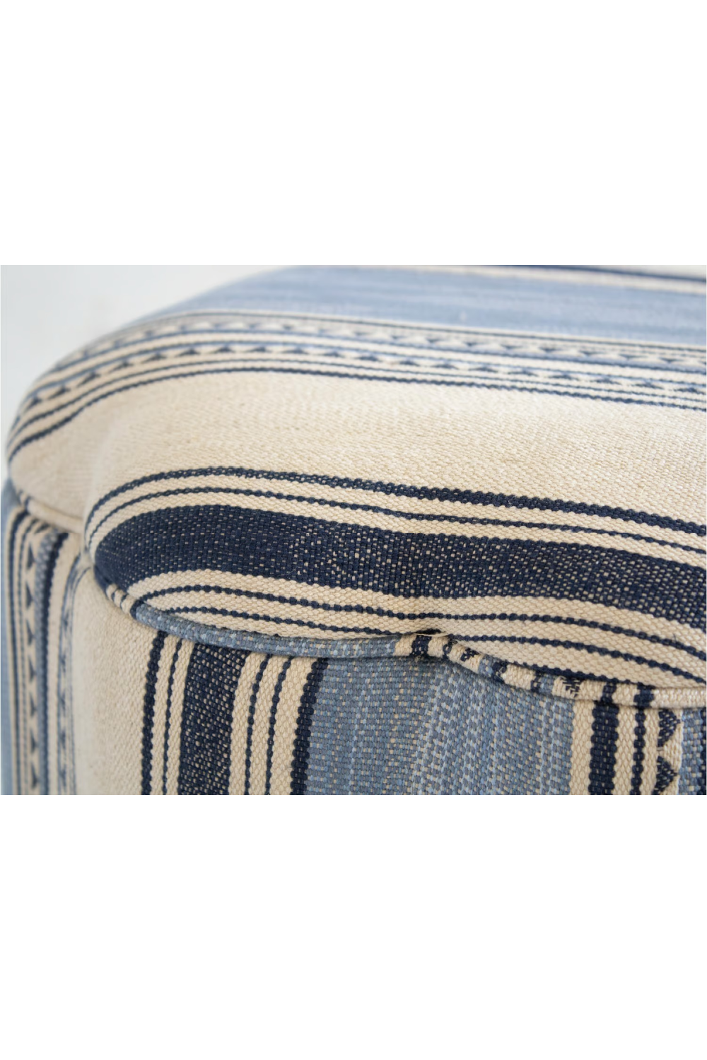 Fabric Upholstered Ottoman | Andrew Martin Daisy | Oroa.com