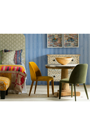 Velvet Dining Chair | Andrew Martin Carmen | Oroa.com