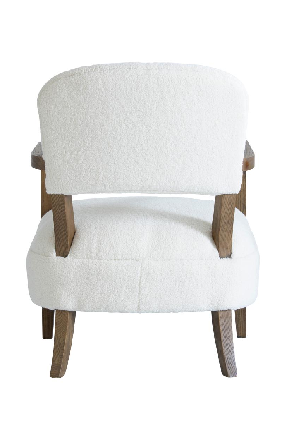 White Chenille Accent Chair | Andrew Martin Gwen | Oroa.com