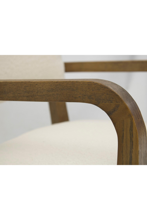 White Chenille Accent Chair | Andrew Martin Gwen | Oroa.com