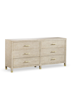 Natural Ash 6-Drawer Chest L | Andrew Martin Raffles | Oroa.com