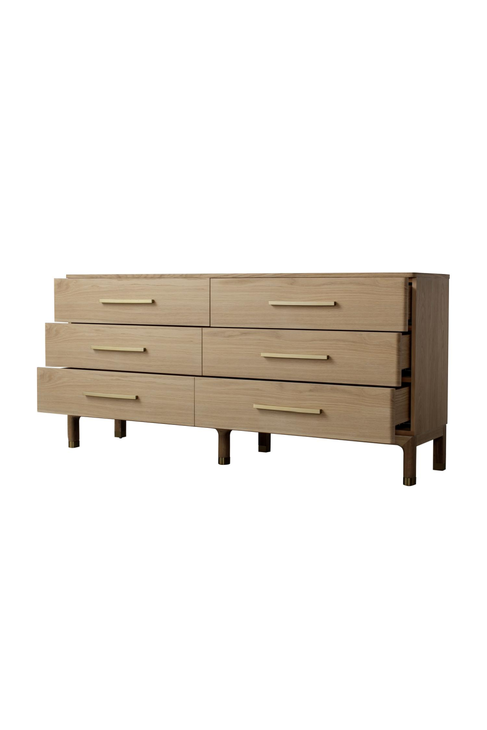 Natural Oak 6-Drawer Chest | Andrew Martin Angelo | Oroa.com