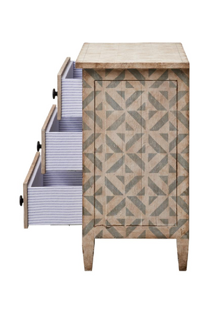 Hand-Painted 3-Drawer Chest | Andrew Martin Sandro | Oroa.com