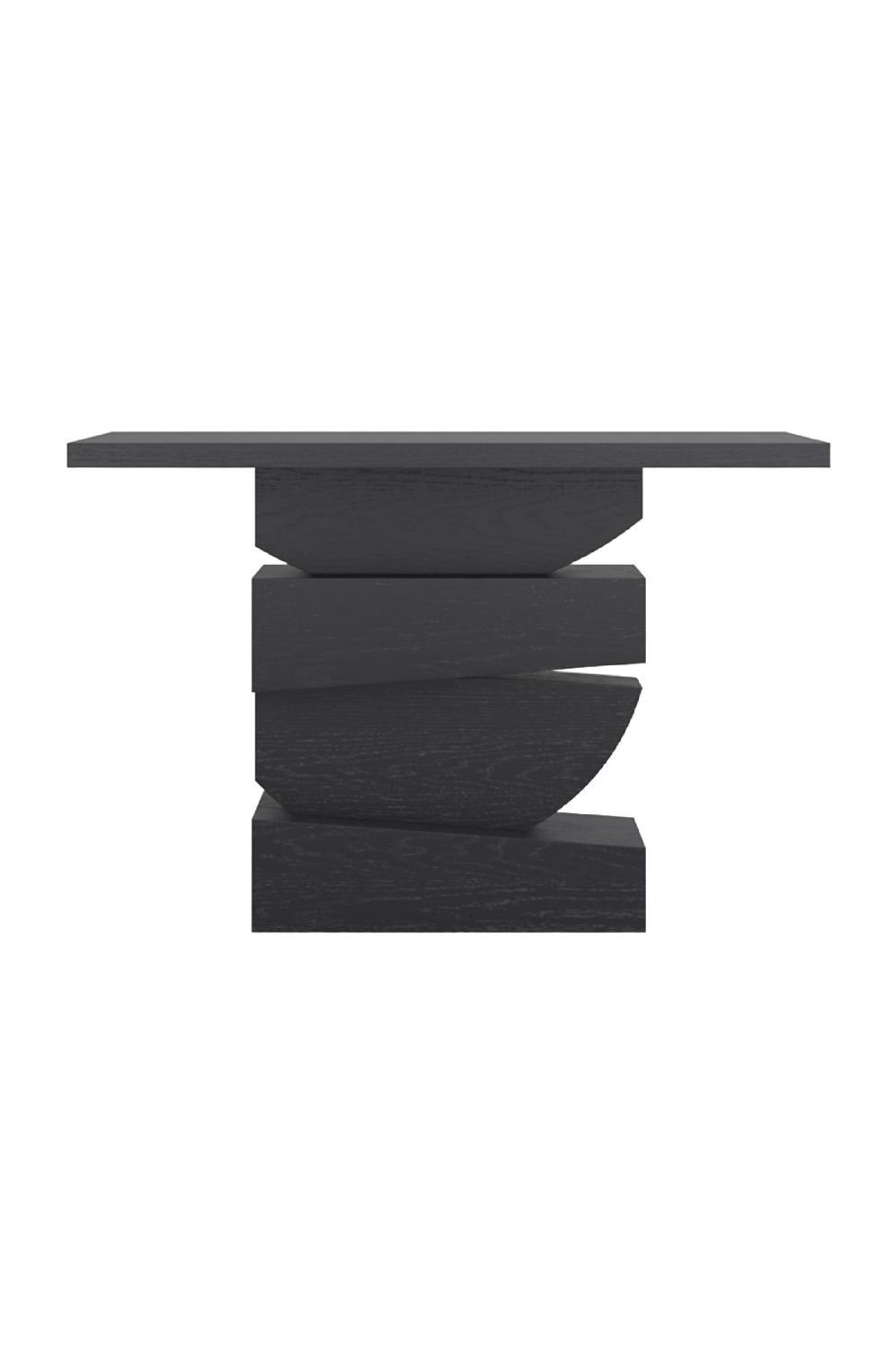 Black Wooden Modern Console Table | Andrew Martin Sia | Oroa.com